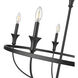 Emery 5 Light 29.1 inch Matte Black Chandelier Ceiling Light